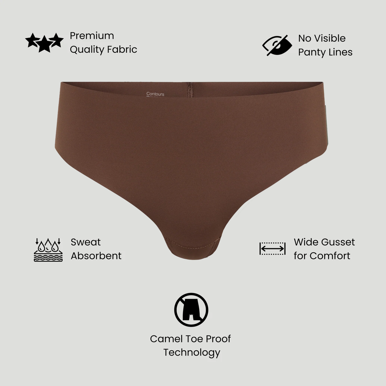 Invisible Seamless Thong Highrise