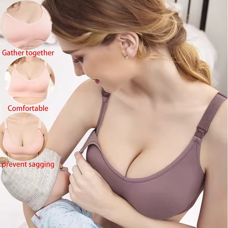 Front Buckle Nursing Bra