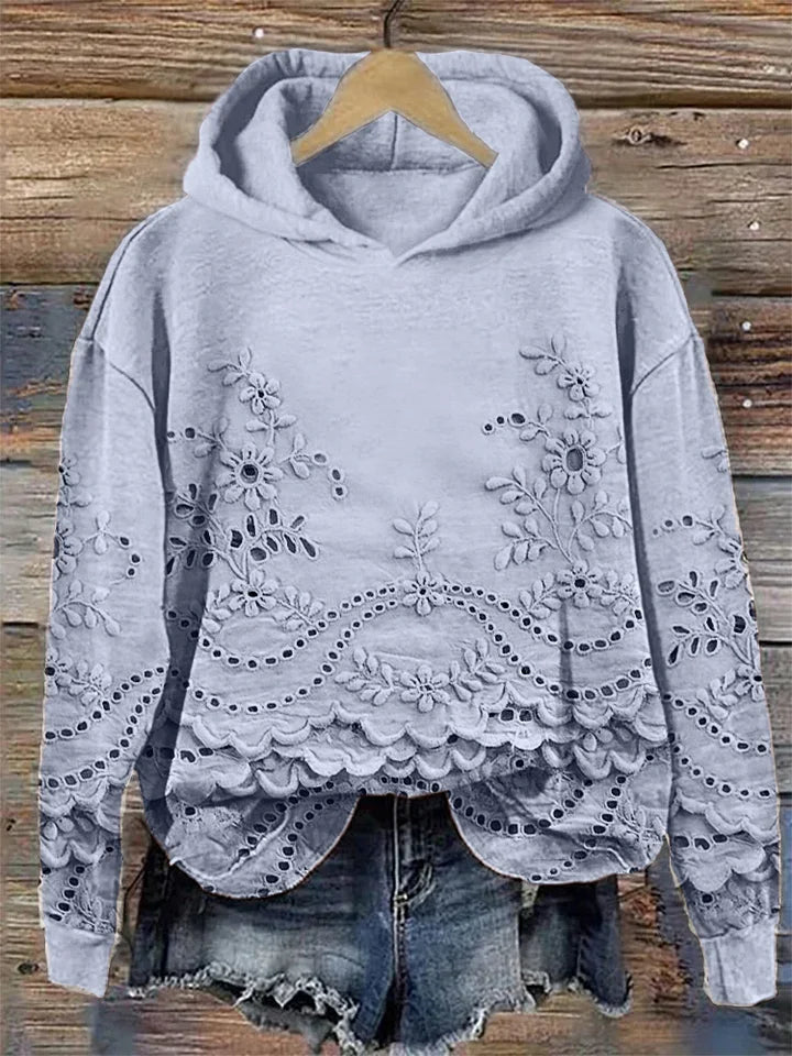 Rowena | Sweater with Lace Details