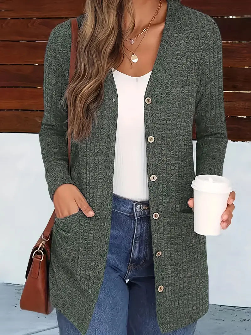 Fiorina | Buttoned Long Cardigan