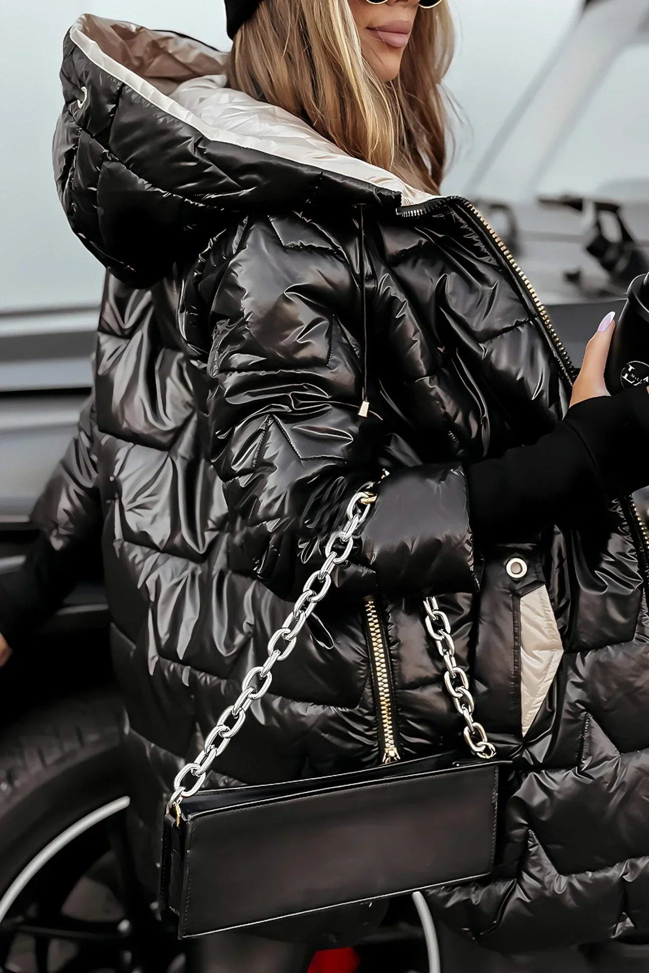 Sorvella | Elegant Padded Hooded Coat
