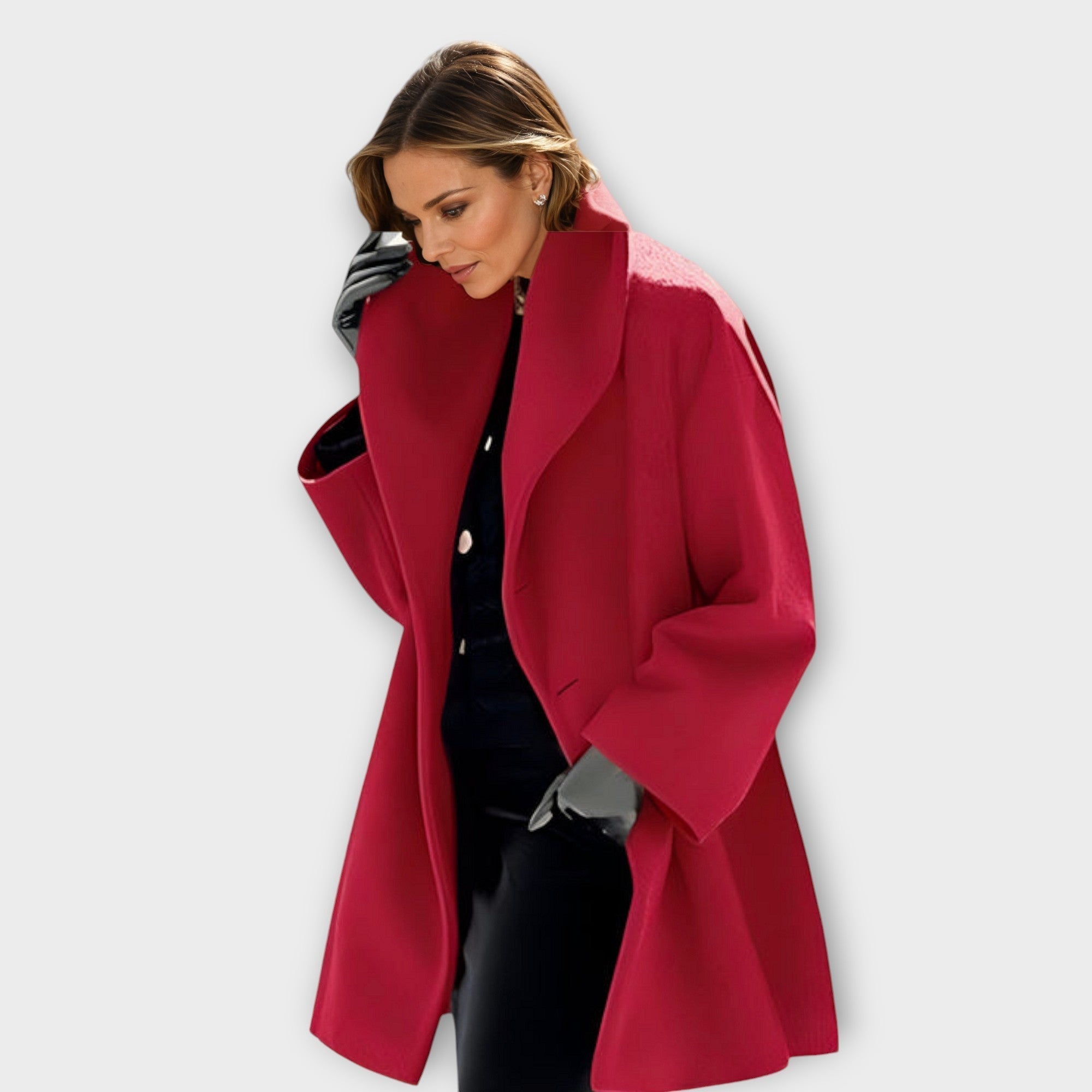 Fionna | Premium Windproof Wool Coat