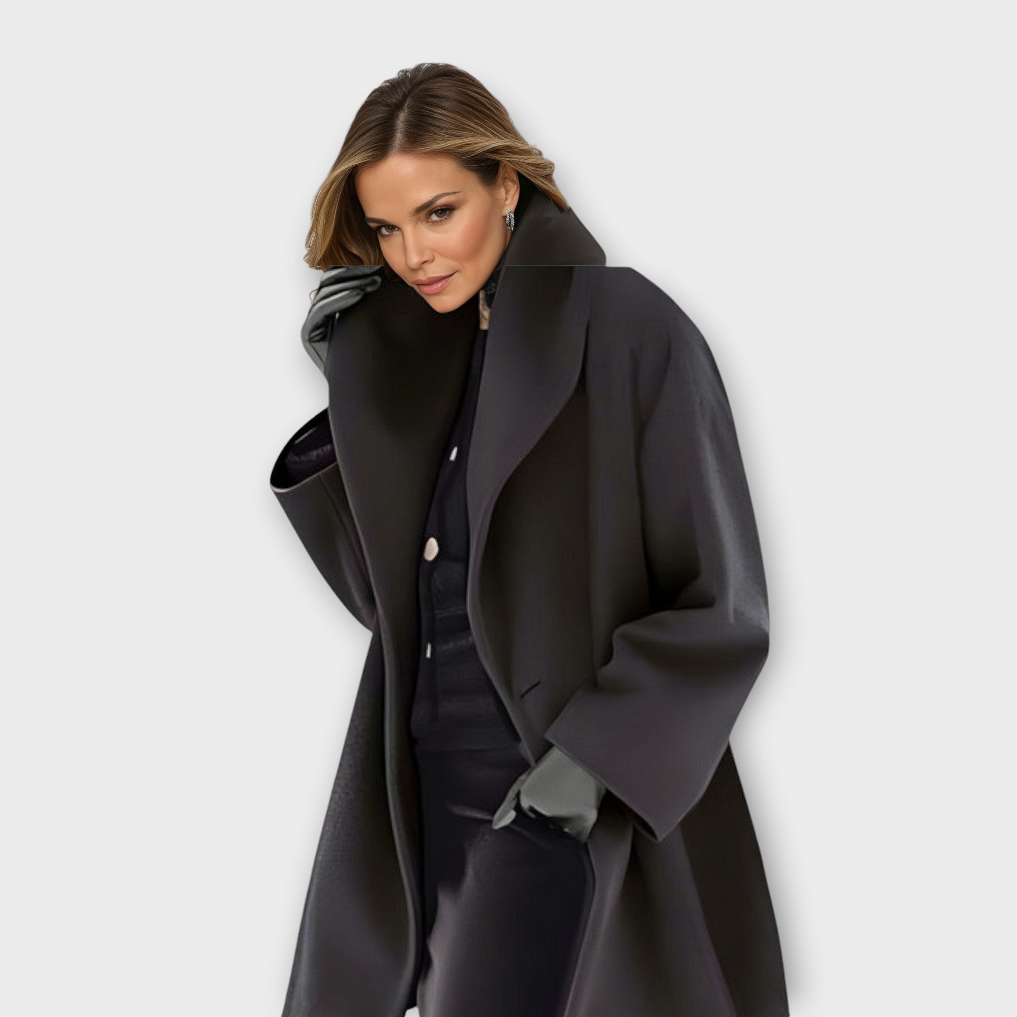 Fionna | Premium Windproof Wool Coat