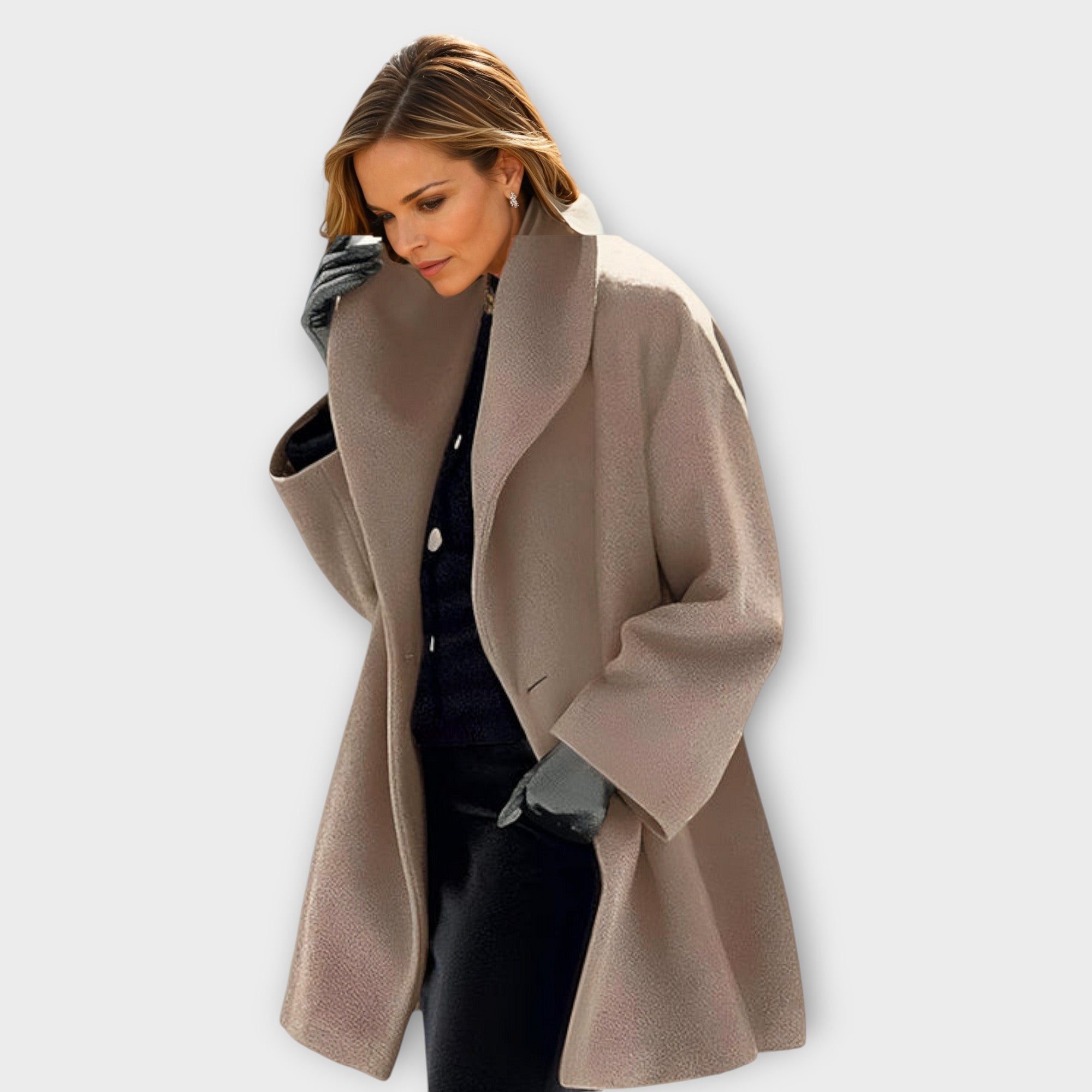 Fionna | Premium Windproof Wool Coat
