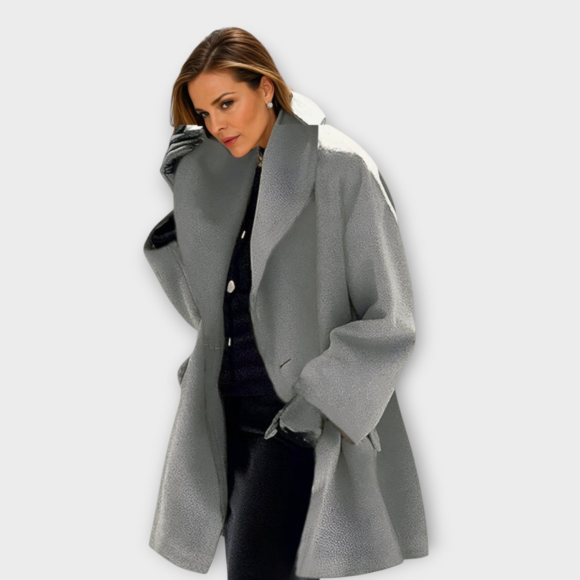 Fionna | Premium Windproof Wool Coat