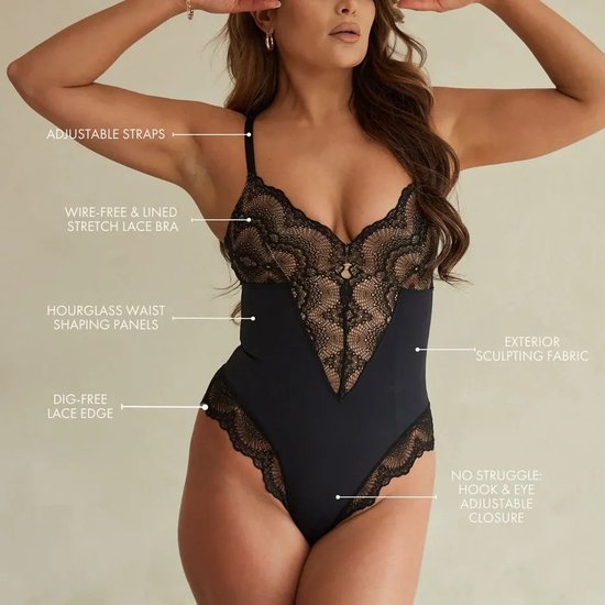 Contouring Laced Bodysuit
