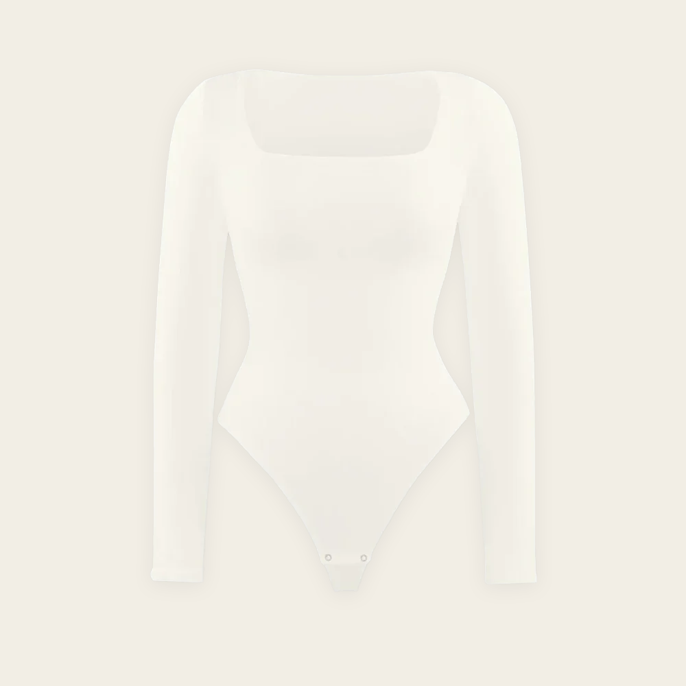 Contouring Longsleeve Thong Bodysuit