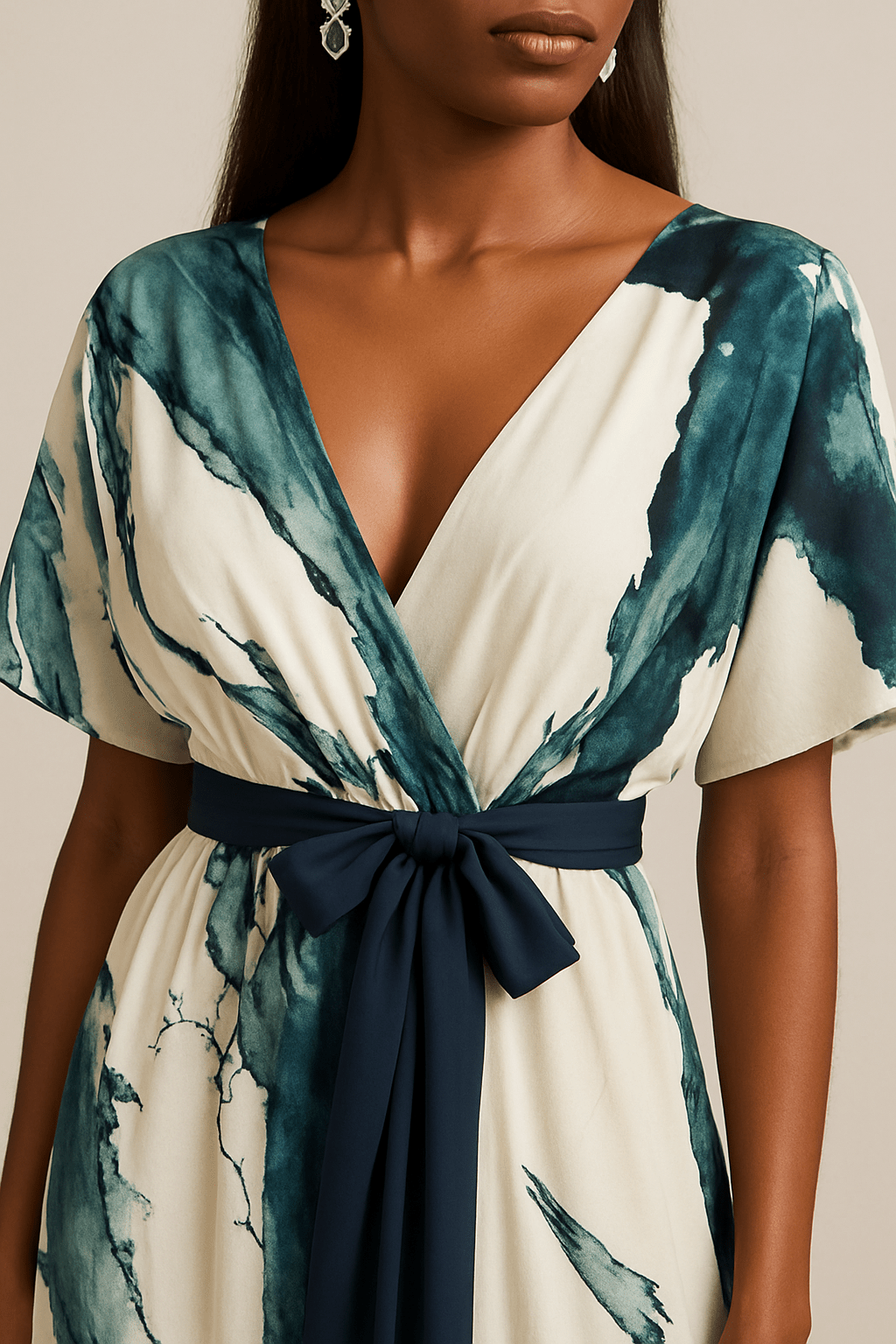 Voira | Elegant Artistic Maxi Dress