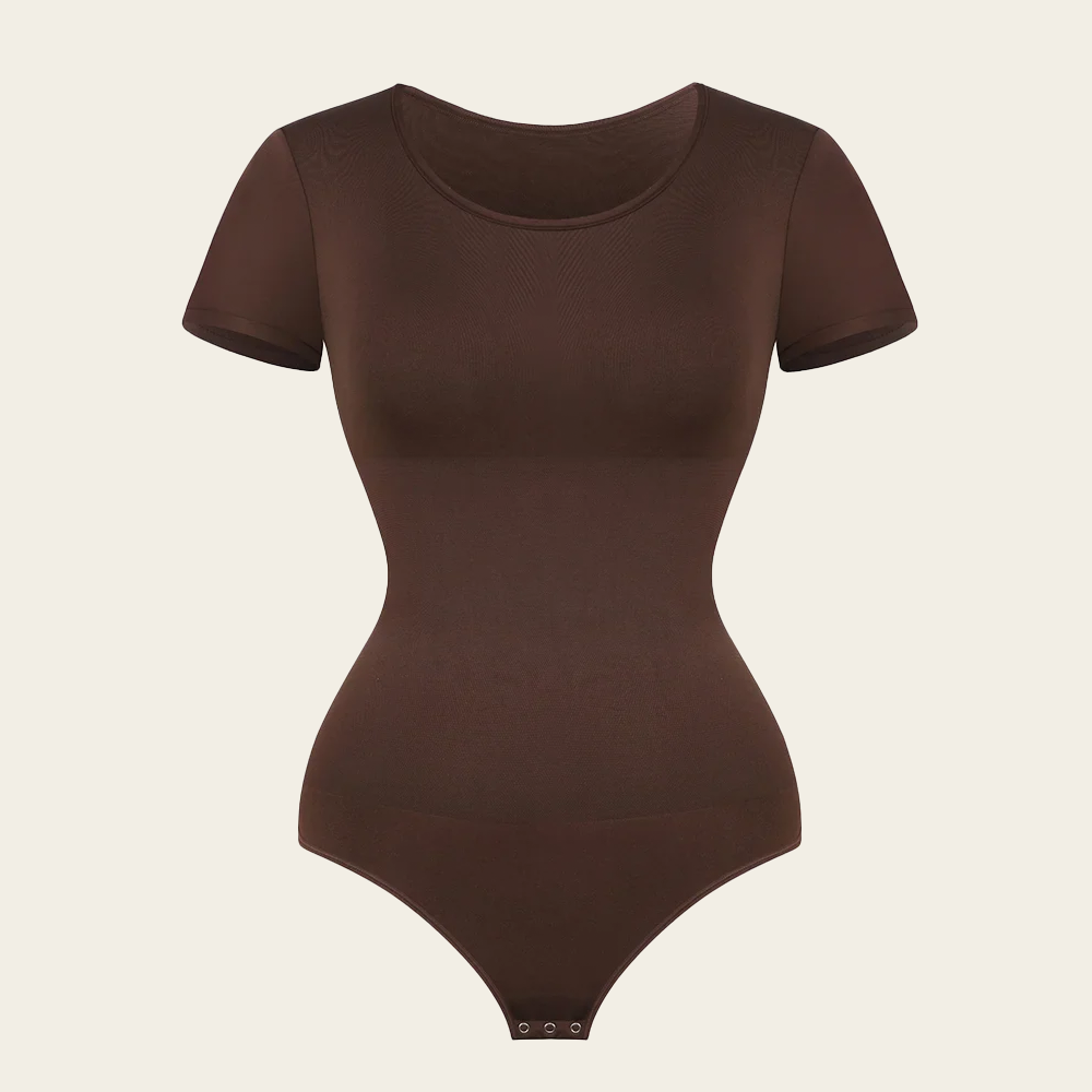 Square Neck Thong Bodysuit