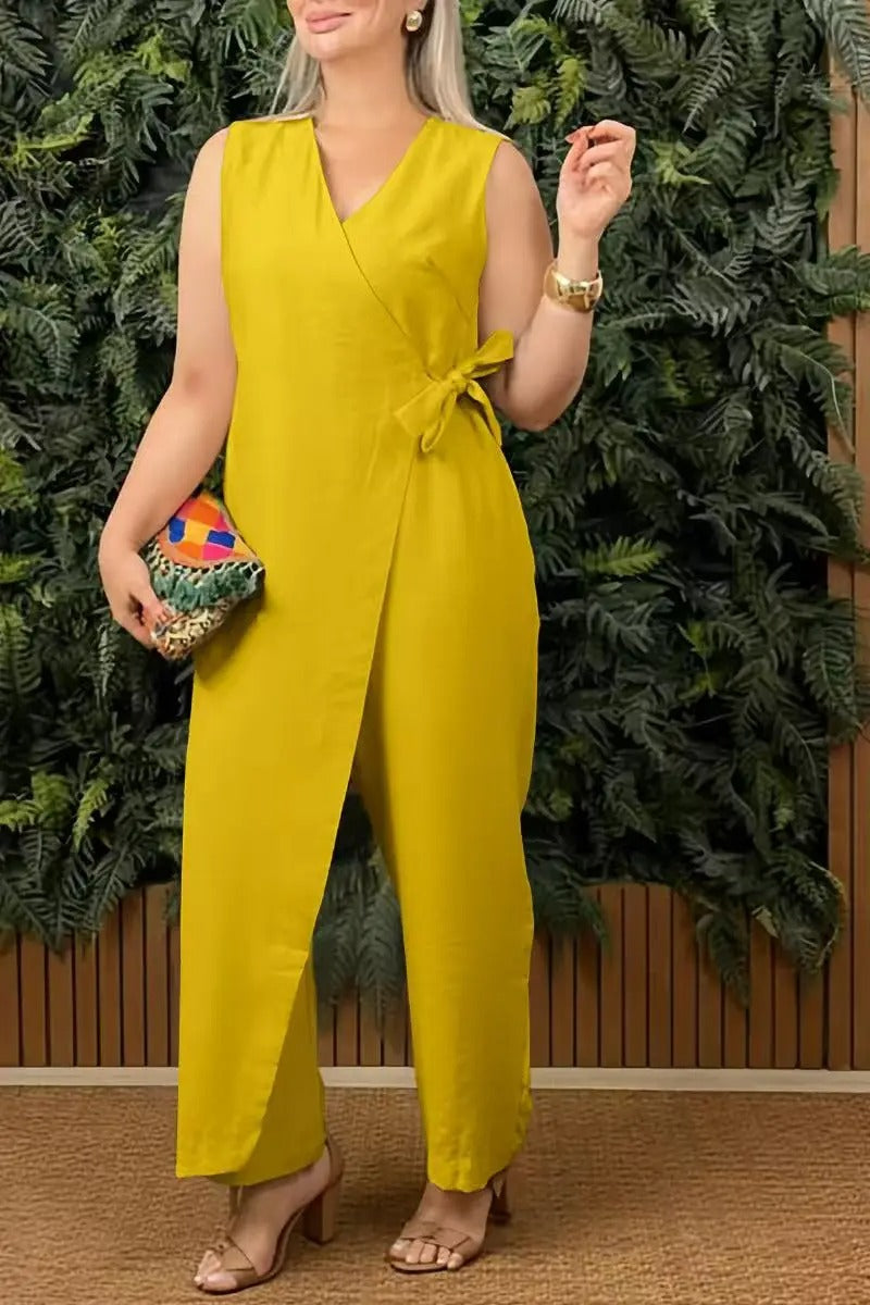Roselle | Elegant Wrap Jumpsuit