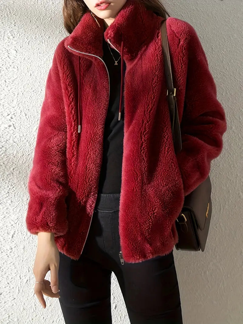 Lenore | Stylish Furry Fleece Jacket
