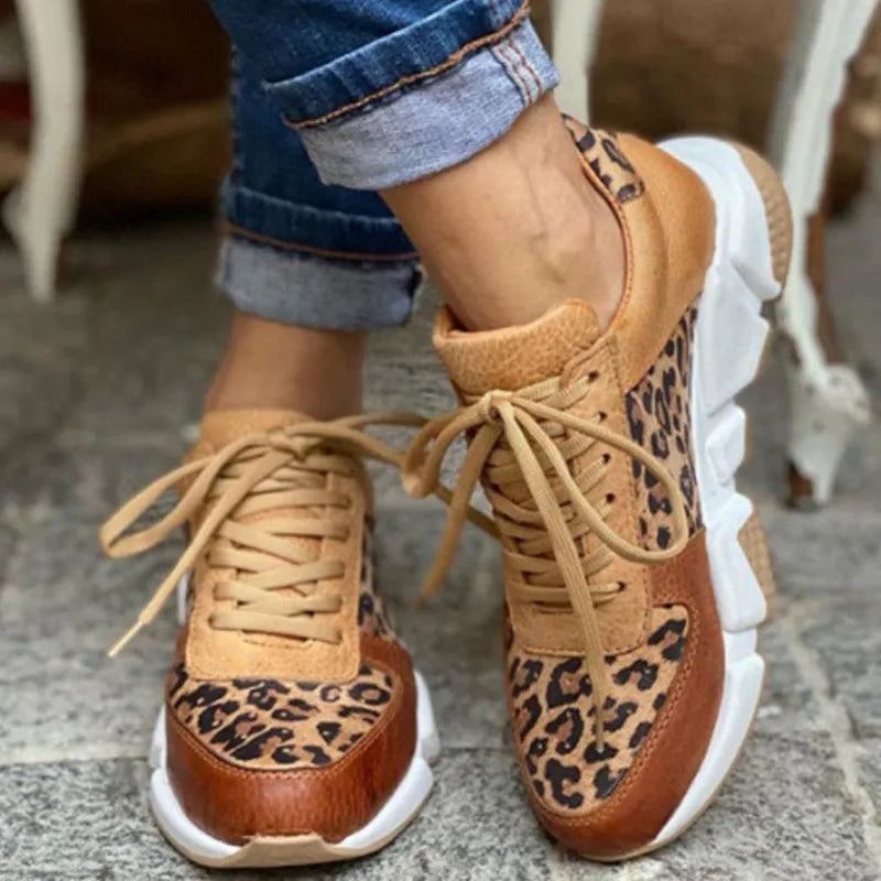 Eliana | Comfortable Leopard  Sneakers