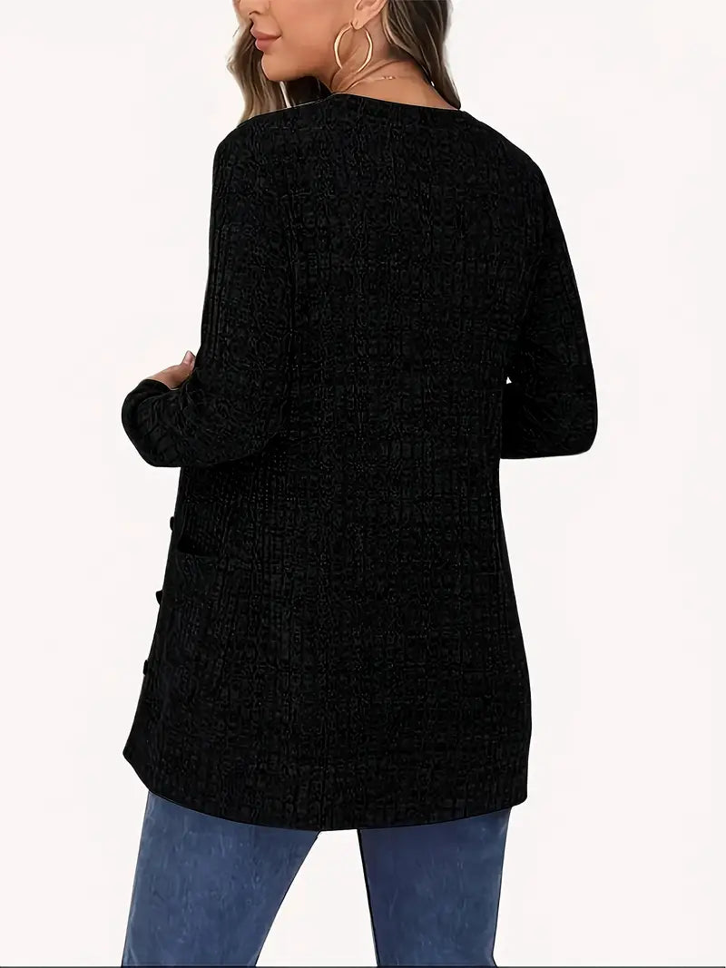 Fiorina | Buttoned Long Cardigan
