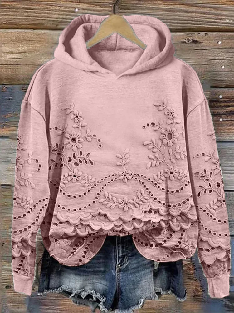 Rowena | Sweater with Lace Details