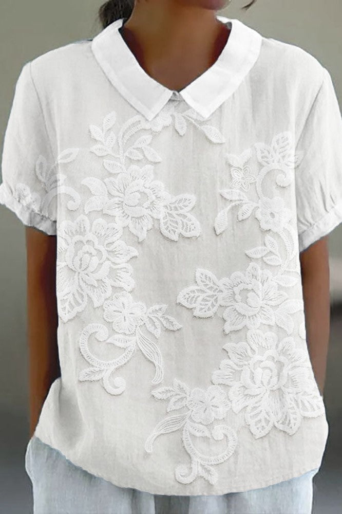 Rosavelle | Blouse with Lily Collar