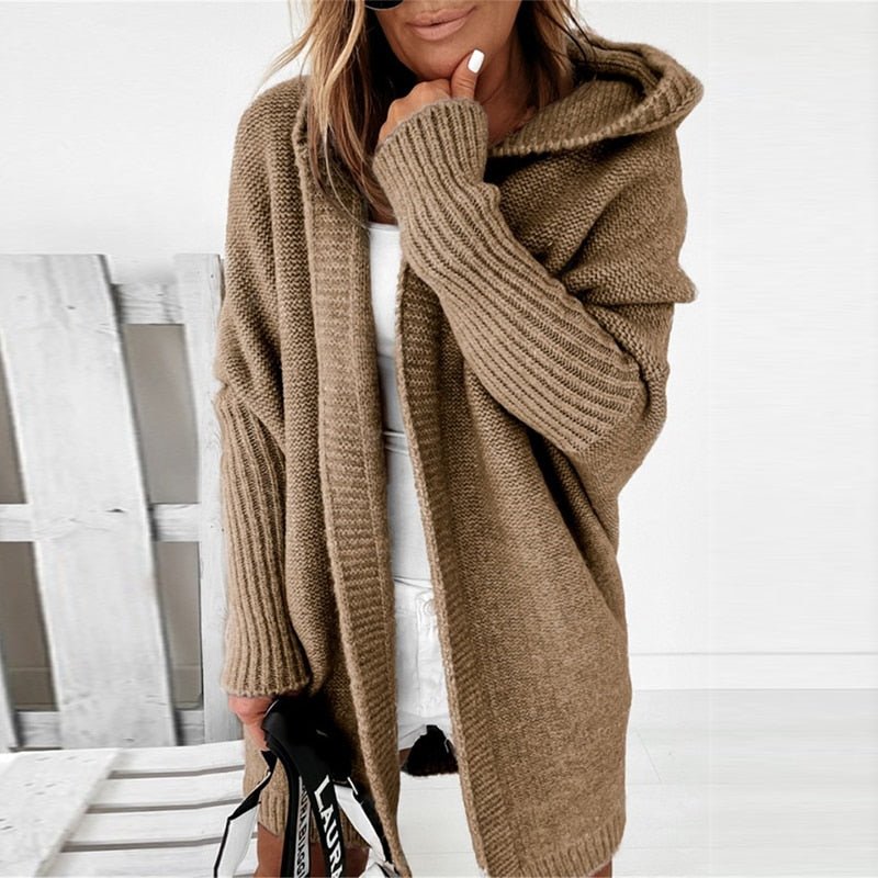 Gisella | Hooded Knit Cardigan