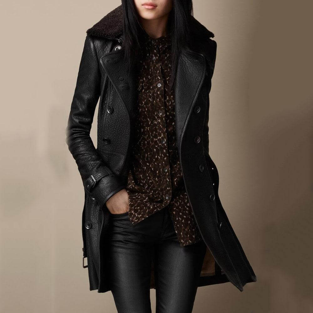 Maristelle | Timeless Leather Coat