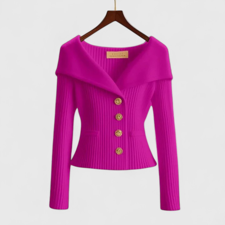 Carenza | Elegant Off-Shoulder Women’s Blazer